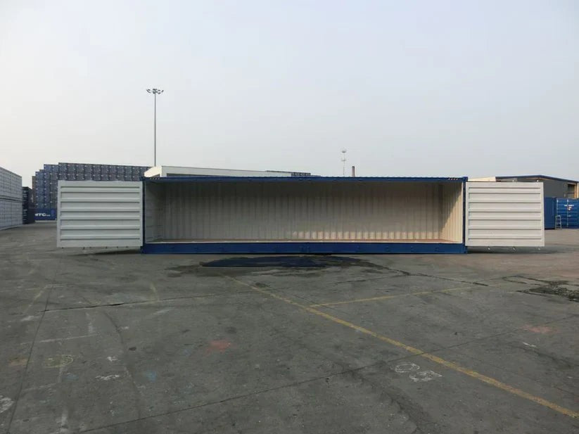 Contenedor Marítimo de 40 Pies High Cube (HC) con Puertas Laterales de Carga