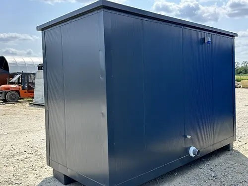 Contenedor Sanitario Modular con 3 Cabinas Independientes
