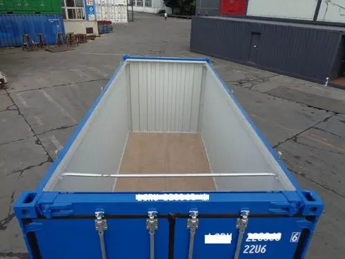 Contenedor de Carga Marítima de 20 Pies con Techo Abierto (Open Top)