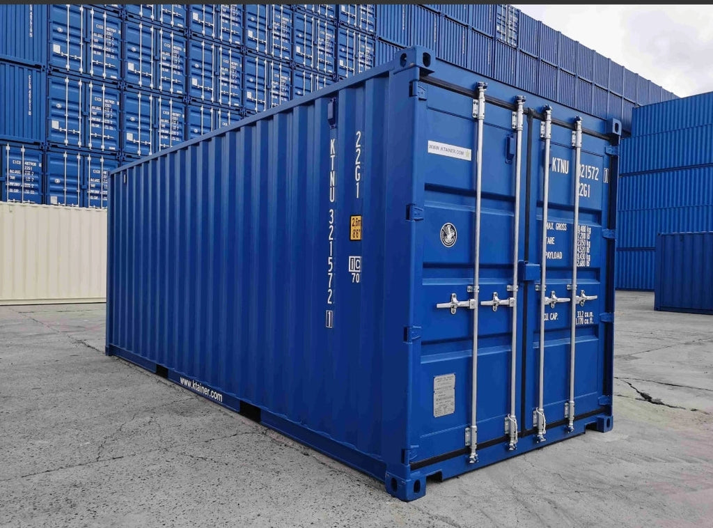 Contenedor marítimo estándar de 20 pies de alta resistencia para almacenamiento y transporte