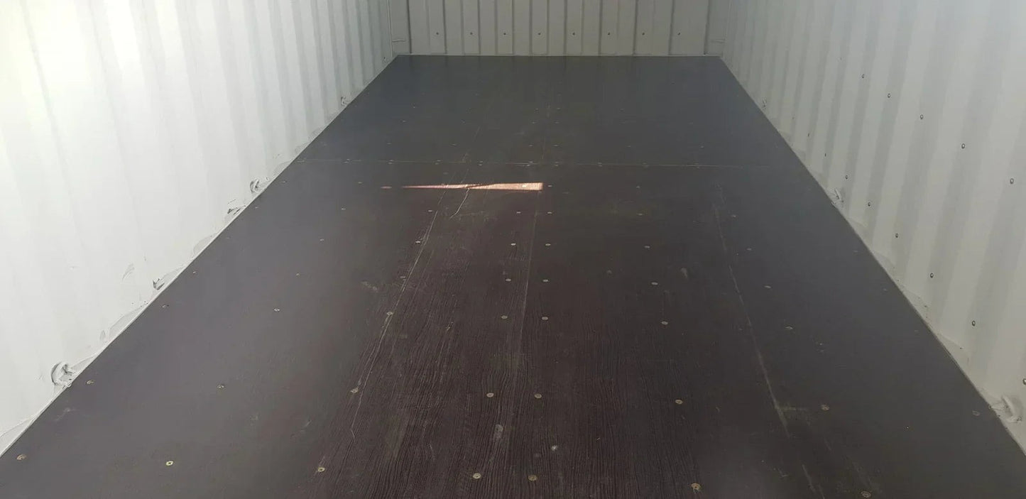 Barra contenedora de madera reforzada de 40 pies para almacenamiento industrial