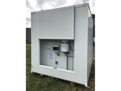 Bungalow Sanitario Adaptado PMR Modelo Morgon con Duchas Integradas