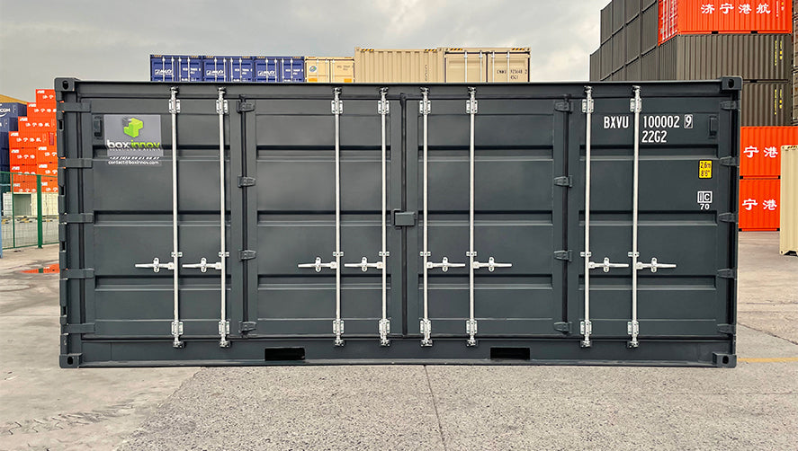 Contenedor de Carga de 20 pies (High Cube) con Puertas Laterales de Apertura Completa