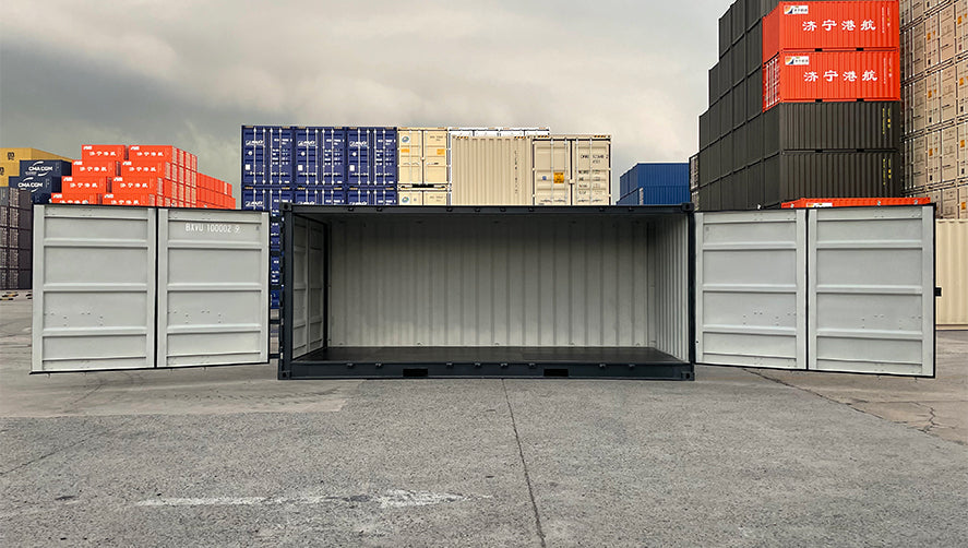 Contenedor de Carga de 20 pies (High Cube) con Puertas Laterales de Apertura Completa