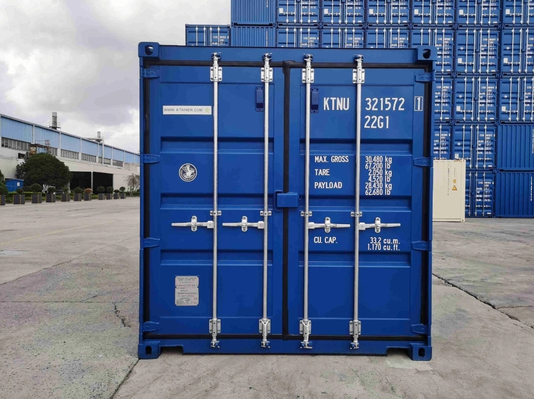 Contenedor marítimo estándar de 20 pies de alta resistencia para almacenamiento y transporte