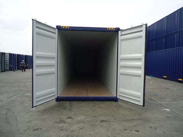 Contenedor Marítimo High Cube de 40 Pies - Estructura de Acero Reforzado para Almacenamiento y Transporte