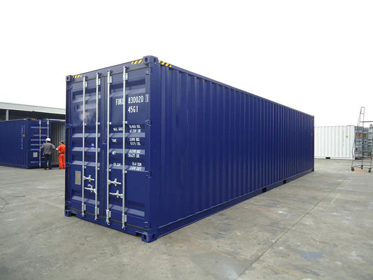 Contenedor Marítimo High Cube de 40 Pies - Estructura de Acero Reforzado para Almacenamiento y Transporte